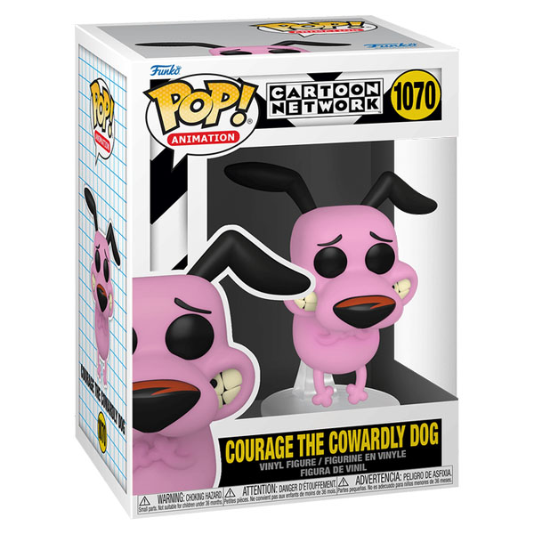 Funko POP #1070 Cartoon Network Courage The Cowardly Dog Figure